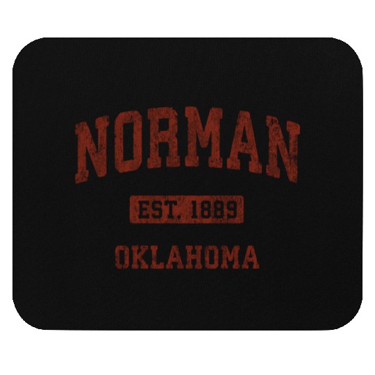 Norman Oklahoma Ok Athletic Sports Mouse Pads