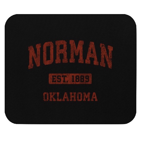Norman Oklahoma Ok Athletic Sports Mouse Pads