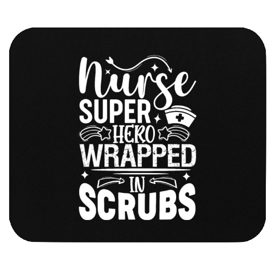 Nurse Wear Scrubs Nursing Cute Medical Nurse Mouse Pads