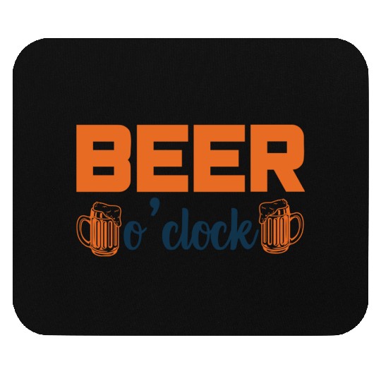 Beer o'clock Mouse Pads