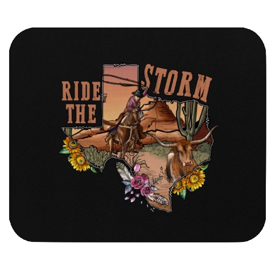 Ride The Storm Mouse Pads