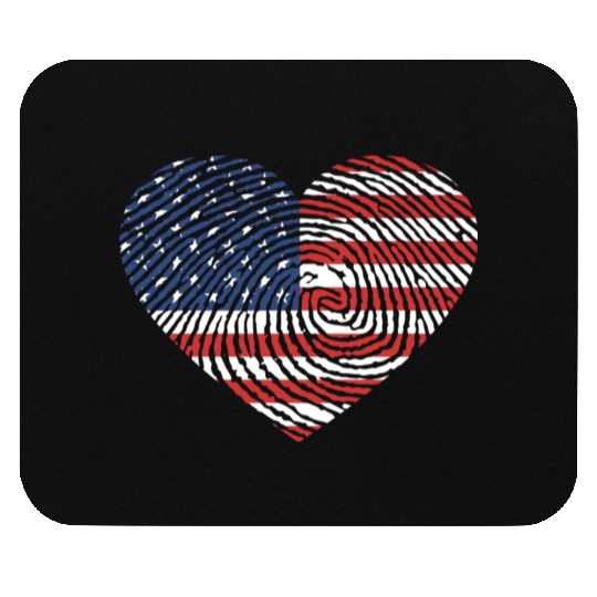4th Of July I Love America Mouse Pads