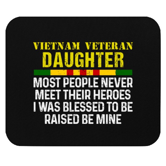 US Army Vietnam Veteran Daughter Mouse Pads