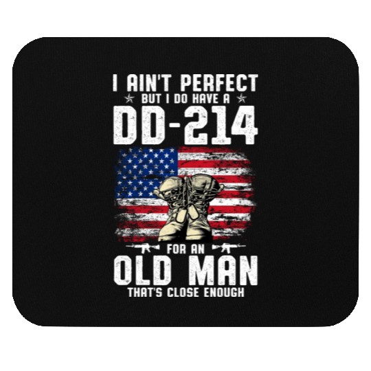US Army DD-214 American Flag Mouse Pads