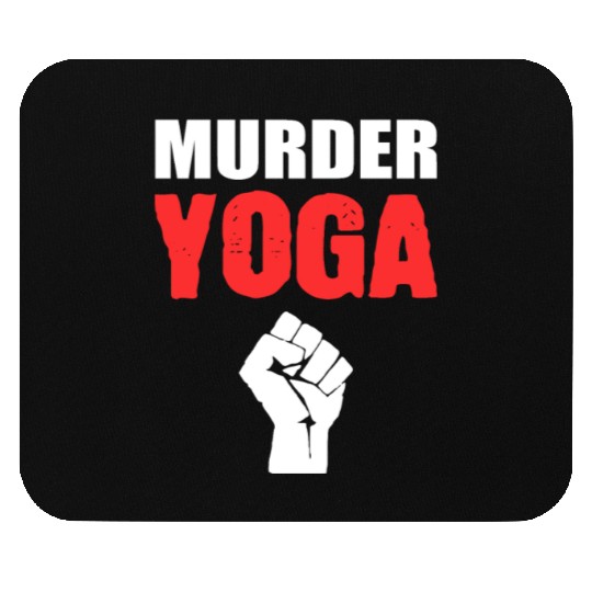 Murder Yoga Yoga Coach Gift Mouse Pads