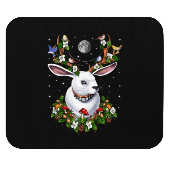 Jackalope Rabbit Mouse Pads