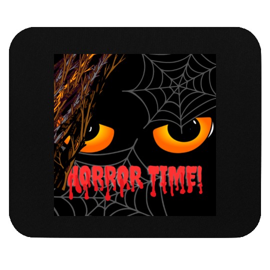 horror time Mouse Pads