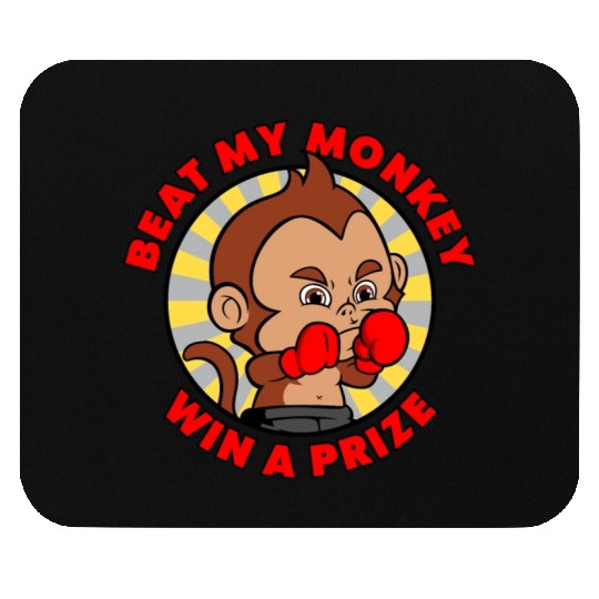 Beat My Monkey Mouse Pads