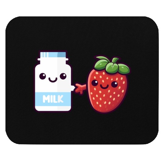 Strawberry Milkshake | Wild Strawberry Mouse Pads