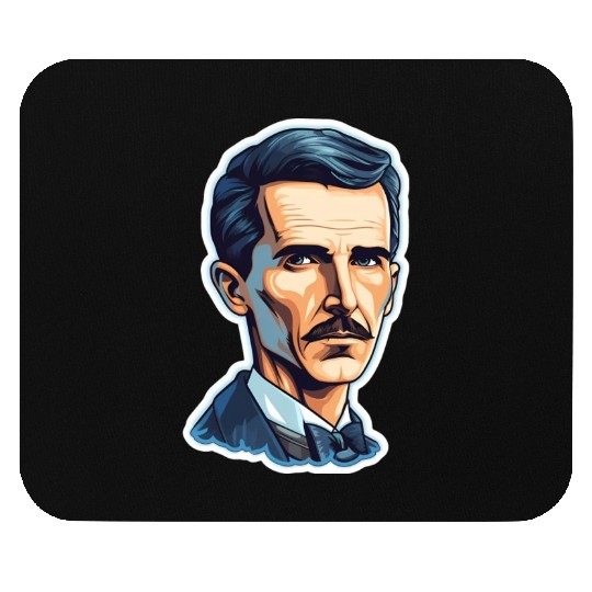 Nikola Tesla Physics Geek Nerd Mouse Pads