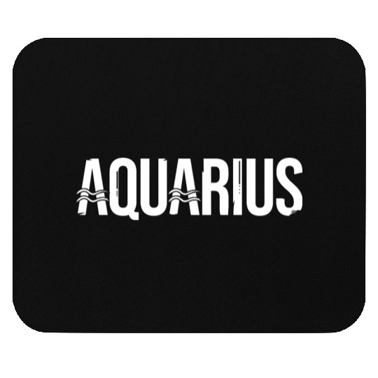 Zodiac Symbol Sign Aquarius Mouse Pads