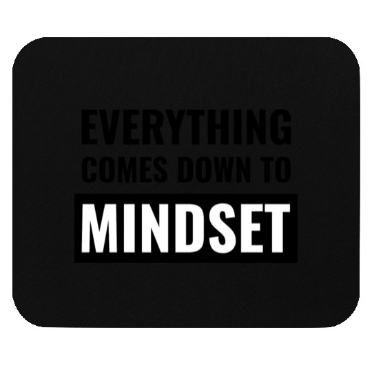 Mindset Mouse Pads Motivational Gym Mouse Pads On White
