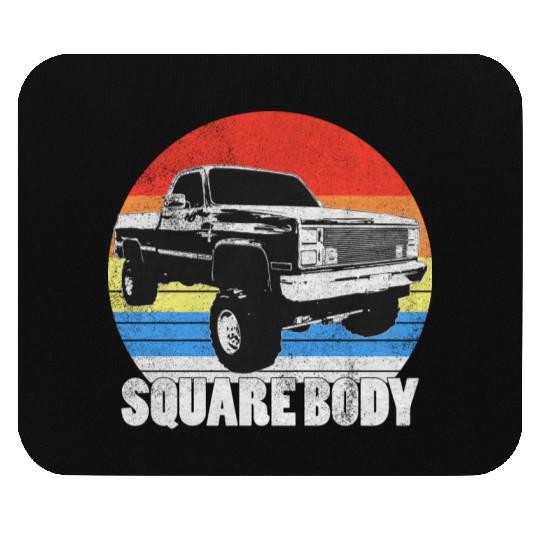 Lifted Square Body Truck Squarebody Mouse Pads