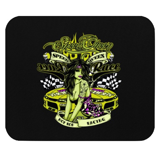 Speed Queen - Hot Rod Racing Mouse Pads