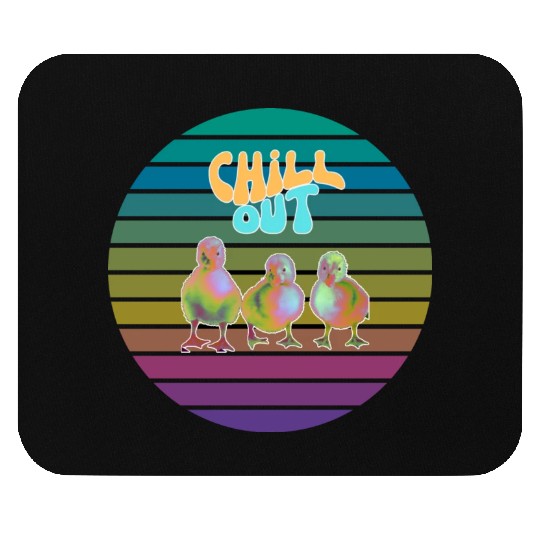 Chill out with chickens Mouse Pads