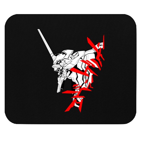 eva is angry Mouse Pads