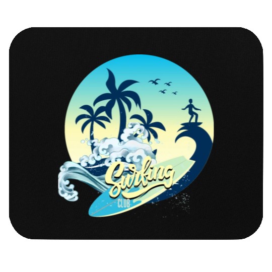 surfing club Mouse Pads