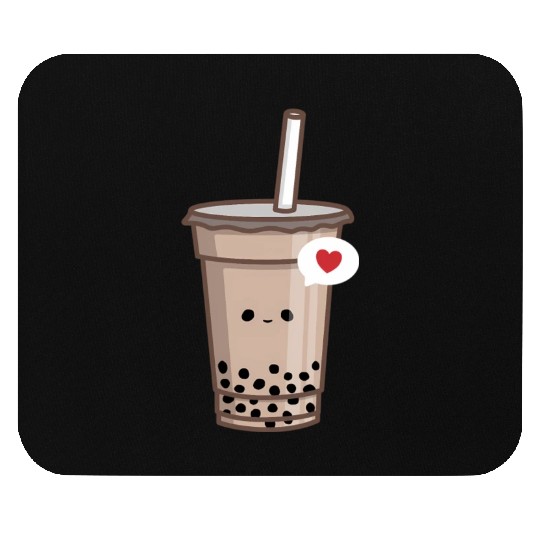 Kawaii Bubble Tea Love Boba Tea Mouse Pads