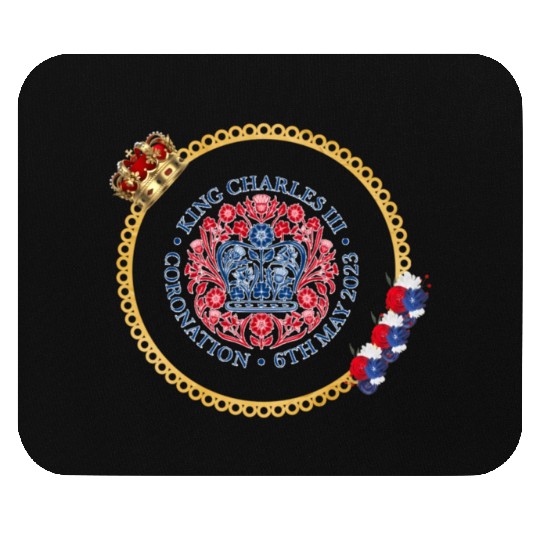 King Charles Iii British Monarch Royal Coronation Mouse Pads