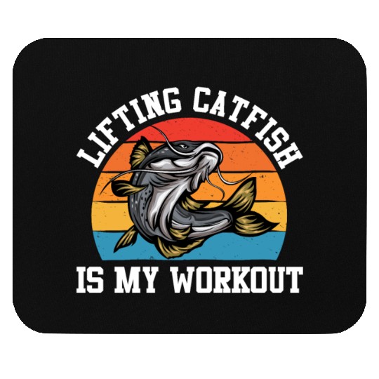 Noodler Lifting Catfish is my Workout Flathead Mouse Pads