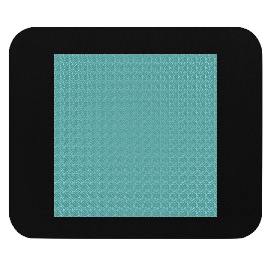 Teal White Dots Pattern Mouse Pads