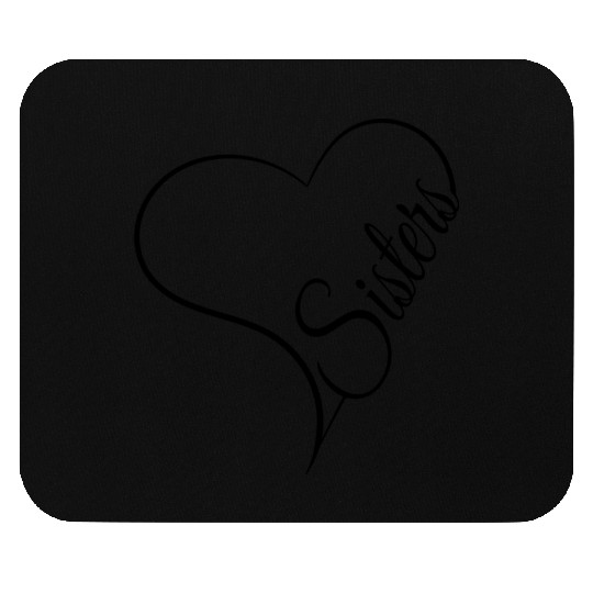 I Love My Sister Mouse Pads