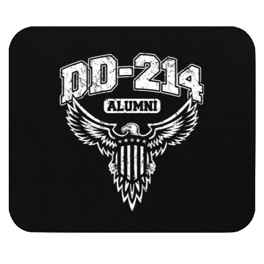 Dd 214 Alumni Military Veteran With Usa Eagle Mouse Pads