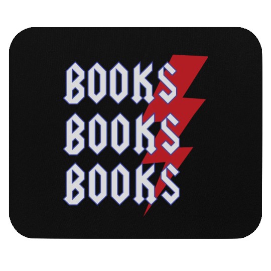 Reading Teacher Cool Books Thunderbolt Men Women Mouse Pads