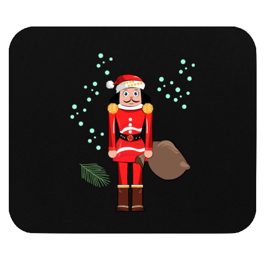 Santa Nutcracker Christmas Mouse Pads