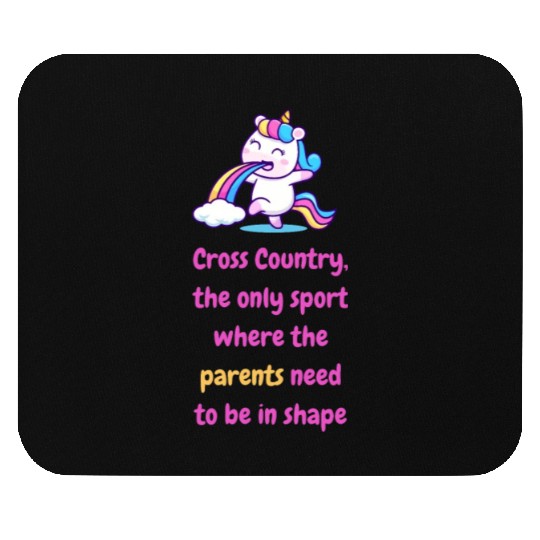 High School Running Mouse Pads, Cross Country Parent,
