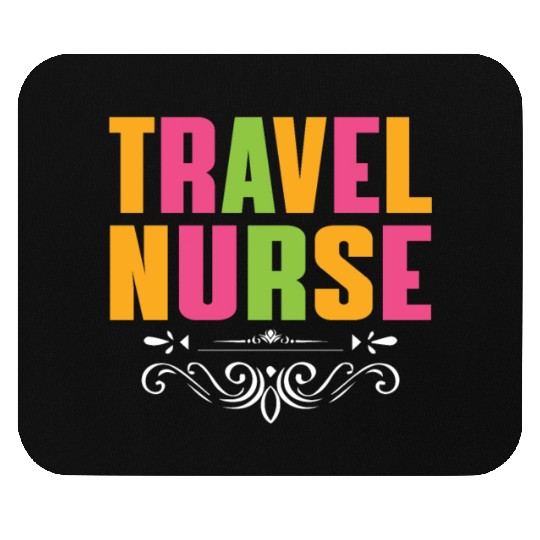 Travel Nurse Outfit Registered Nurse Mouse Pads