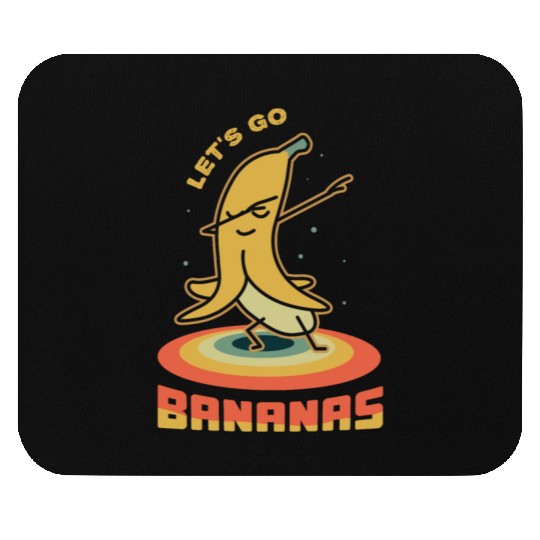 Vintage Funny Banana Meme Let Us Go Banana Mouse Pads