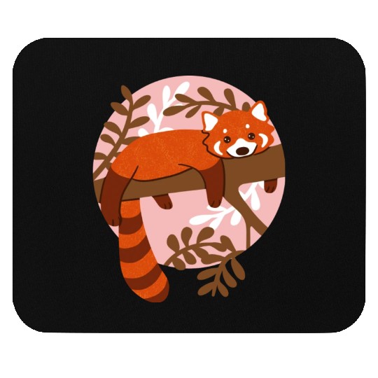 Red Panda Mouse Pads