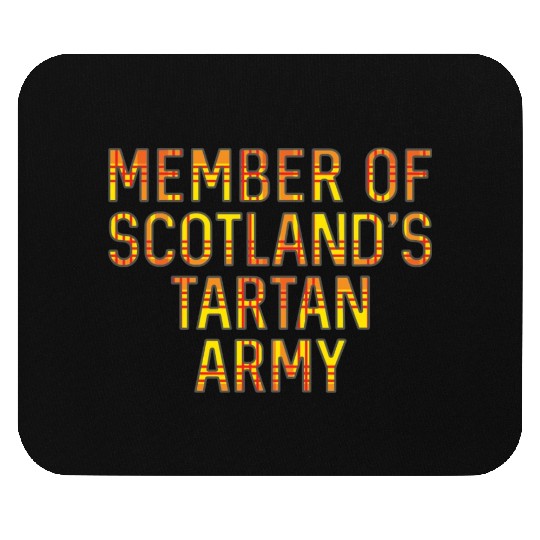 Member Of Scotland s Tartan Army Scottish Lion Mouse Pads