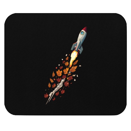 Autumn rocket - leaf-driven flight Mouse Pads