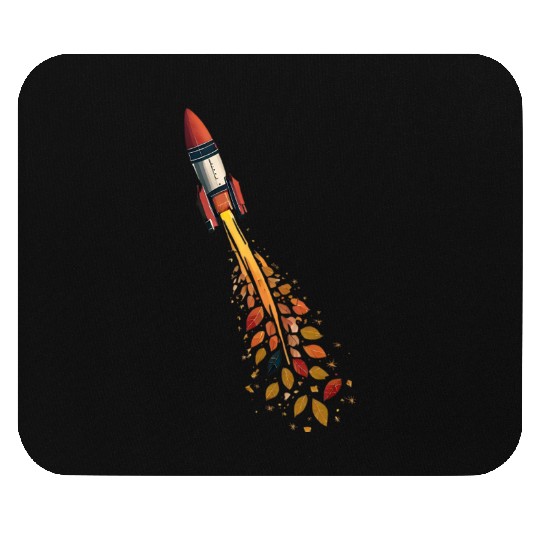 Autumn rocket - leaf-driven flight Mouse Pads