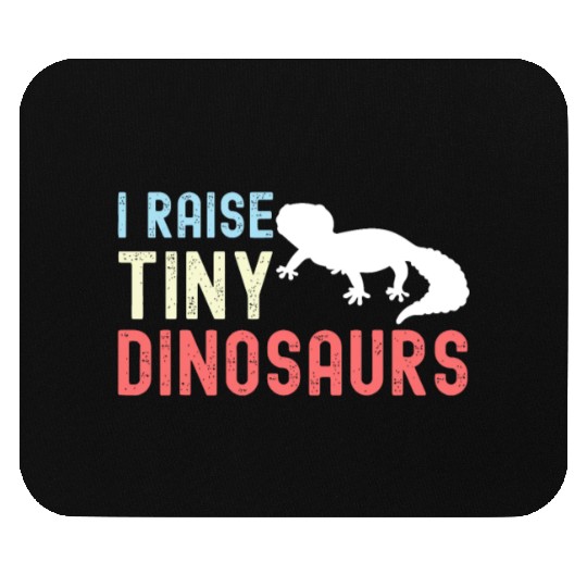 I Raise Tiny Dinosaurs Funny Leopard Gecko Mom Dad Mouse Pads