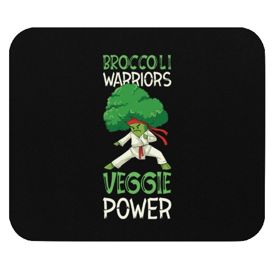 Broccoli Martial Arts Karate MMA Boxing Kicks Mouse Pads