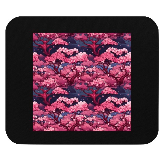 Anime Euphoria: Fantasy Cherry Blossom Dreamscape Mouse Pads