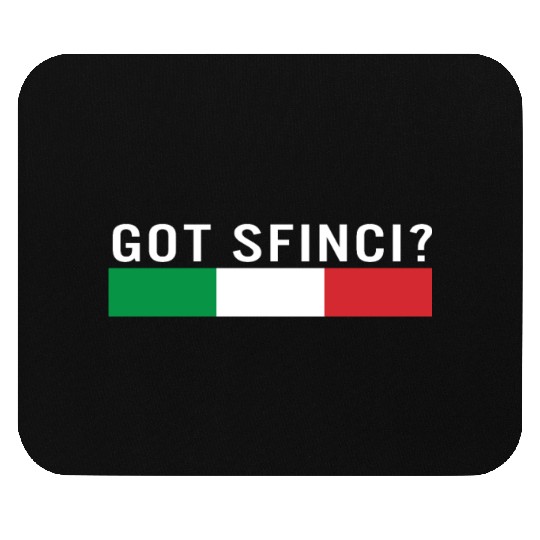 Saint Joseph's Day Mouse Pads, Sfinci Italy Flag Mouse Pads,