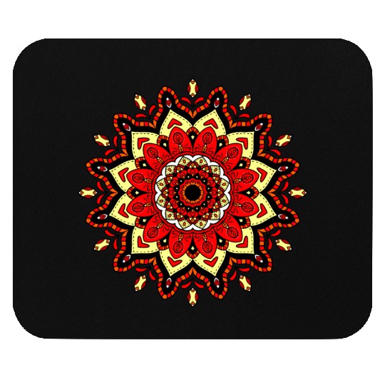 Colorful Mandala Pattern Modern 4 Mouse Pads