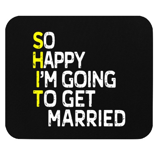 Getting Married Funny Engagement Party Gag Groom Mouse Pads