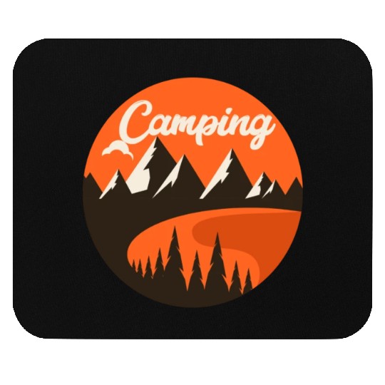 Happy Camper Camping Mouse Pads