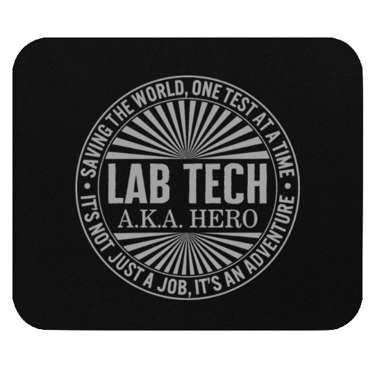 Science Mouse Pads, Lab Tech AKA Hero Saving The World