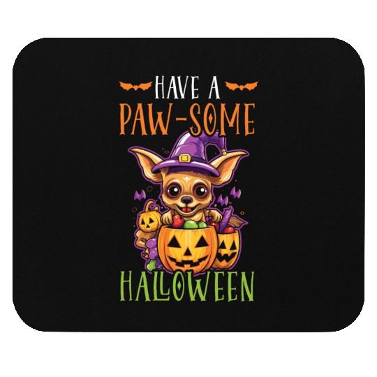 Chihuahua Halloween Puppy Trick Or Treat Dog Lover Mouse Pads
