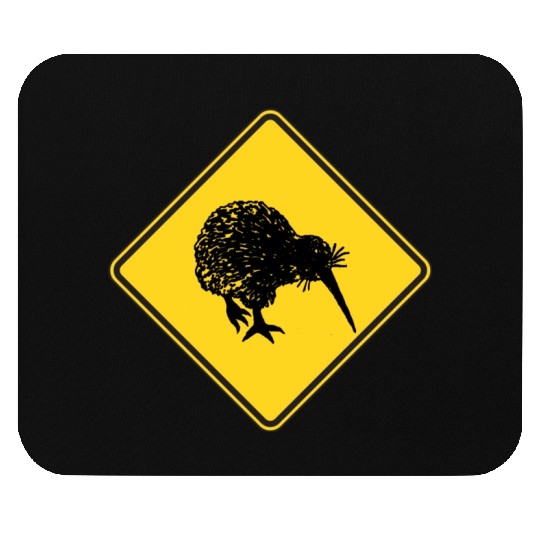 New Zealand Attention Kiwi Street Sign Camping Mouse Pads