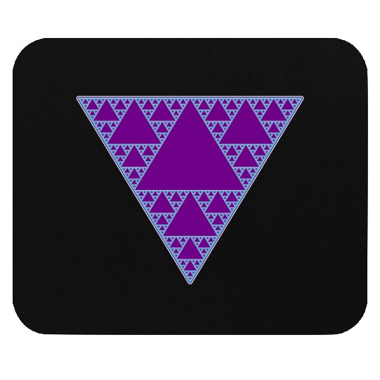 90s Triangle of Teal and Purple Mouse Pads