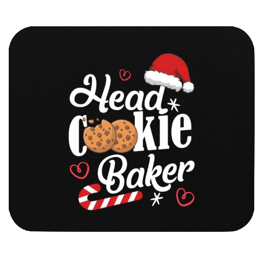 Head Cookie Baker Mouse Pads
