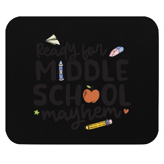 Middle School Mayhem - Funny Back to School Mouse Pads