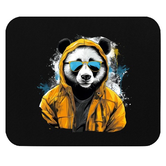Street Style Giant Panda | Panda Lovers Mouse Pads